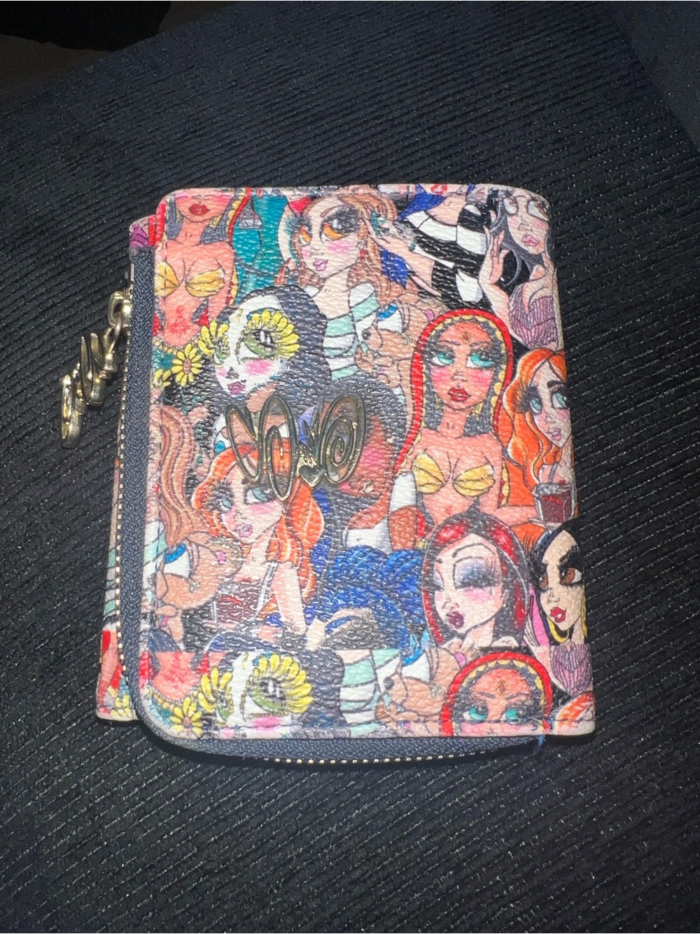 SandOne Dolls Collage Wallet
